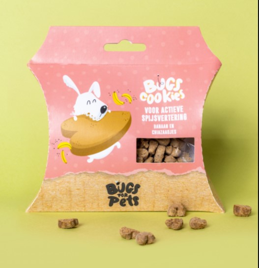 Bugs for Pets | Bug Cookies - com banana e sementes de chia - Le Clep's