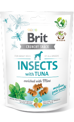 Brit Care Dog Crunchy Cracker Insects with Tuna Enriched with Mint - Le Clep's